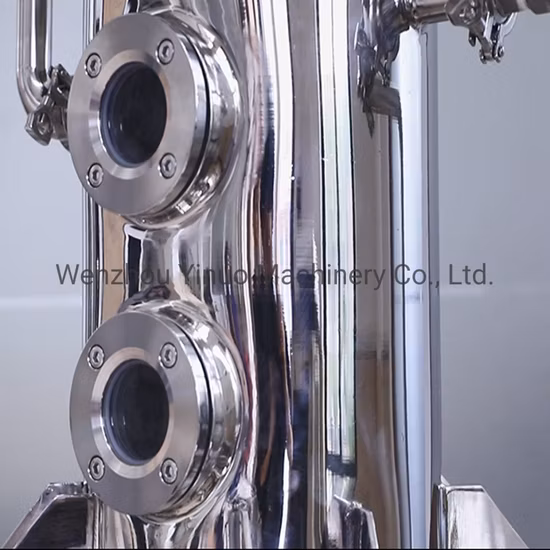 Évaporateur à film tombant de colonne de distillation de récupération d'alcool