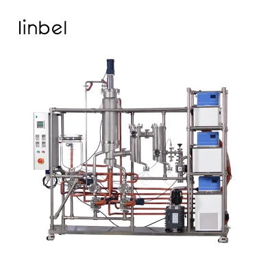 Appareil de distillation Unité de distillation moléculaire à court trajet entièrement chemisée